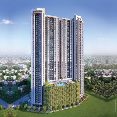 CHANDAK TREESOURUS - 2BHK , 3BHK SunDeck Residences. Project Under-Construction.