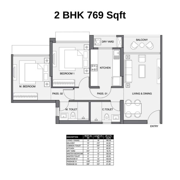 Edmont - Aurelia by Ashwin Sheth: Kandivali West  | 2BHK, 3BHK Residences | Under Development-17