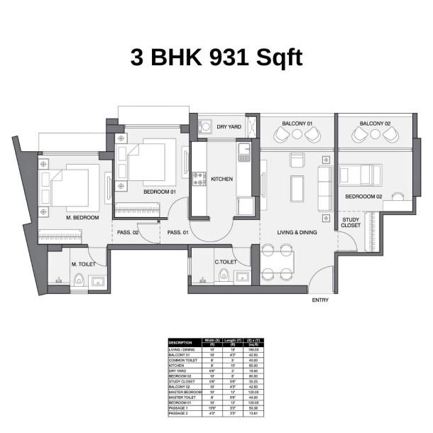 Edmont - Aurelia by Ashwin Sheth: Kandivali West  | 2BHK, 3BHK Residences | Under Development-14
