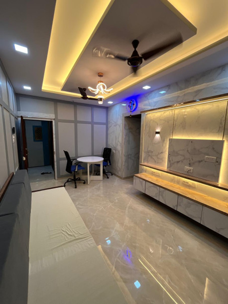 2BHK Flat on rent at Orlem - Marve Road, Malad West. Mithchowki - Nakul. New Building Unused Furnished Flat.-1