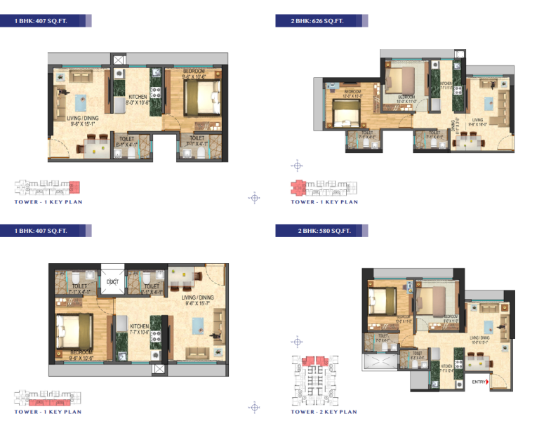 Gauri Elegance in Malad West, Mumbai - Luxurious 1 & 2 BHKs starting from ₹74.34 Lacs-5